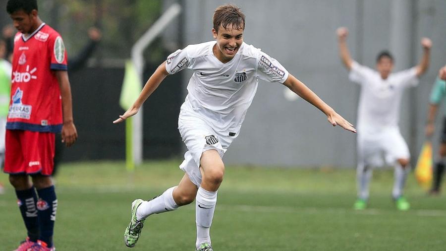 Gustavo Cipriano, zagueiro da base do Santos - Pedro Ernesto Guerra Azevedo/Santos FC