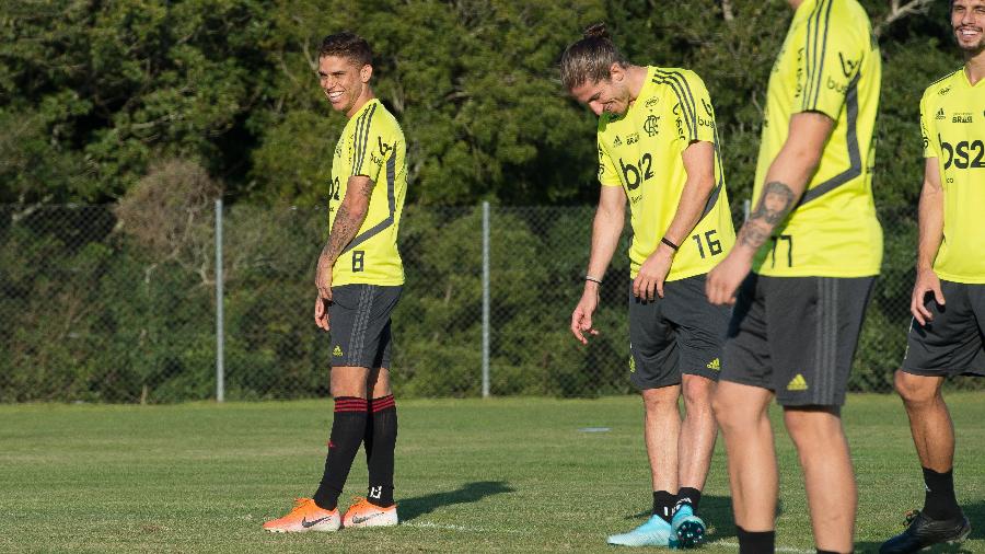 Colombiano manifestou desejo de ser negociado, mas deve ser titular contra o Internacional - Alexandre Vidal/Flamengo