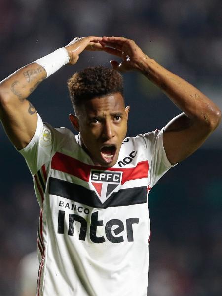 Tchê Tchê comemora gol marcado pelo São Paulo contra o Palmeiras, no Brasileirão 2019 - Marcello Zambrana/AGIF