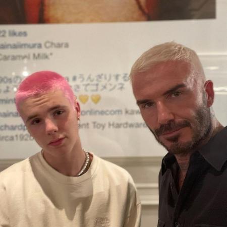 Beckham mostra visual com o cabelo descolorido - Reprodução/Instagram