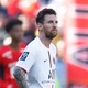 Lionel Messi lamenta gol sofrido pelo PSG contra o Rennes em jogo do Campeonato Francês - REUTERS/Stephane Mahe