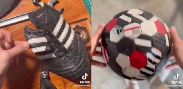 r cria comando de jogos com bola de futebol e desodorizante