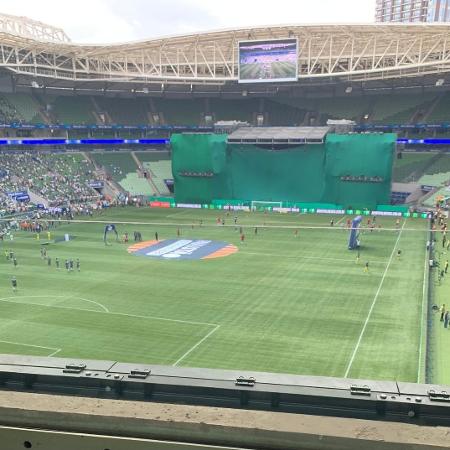 Camarote no Allianz Parque cedido pelo Palmeiras à comitiva do São Paulo