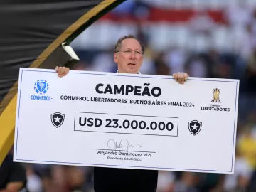 Botafogo embolsa R$ 224 milhões com título da Liberta; Galo leva R$ 119 mi