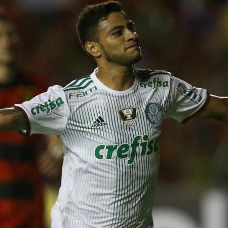 Cleiton Xavier comemora gol do Palmeiras contra o Sport em 2016 - Cesar Greco/Ag. Palmeiras
