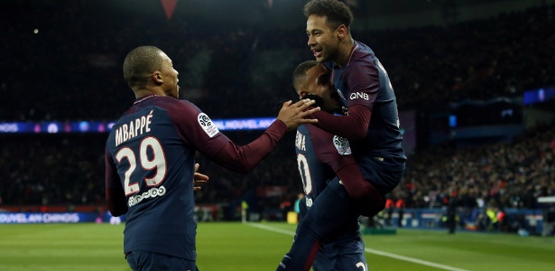 Mesmo oscilando, PSG domina e aplica goleada no Olympique de