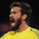 Alisson, durante partida entre Liverpool e Napoli - REUTERS/Alberto Lingria