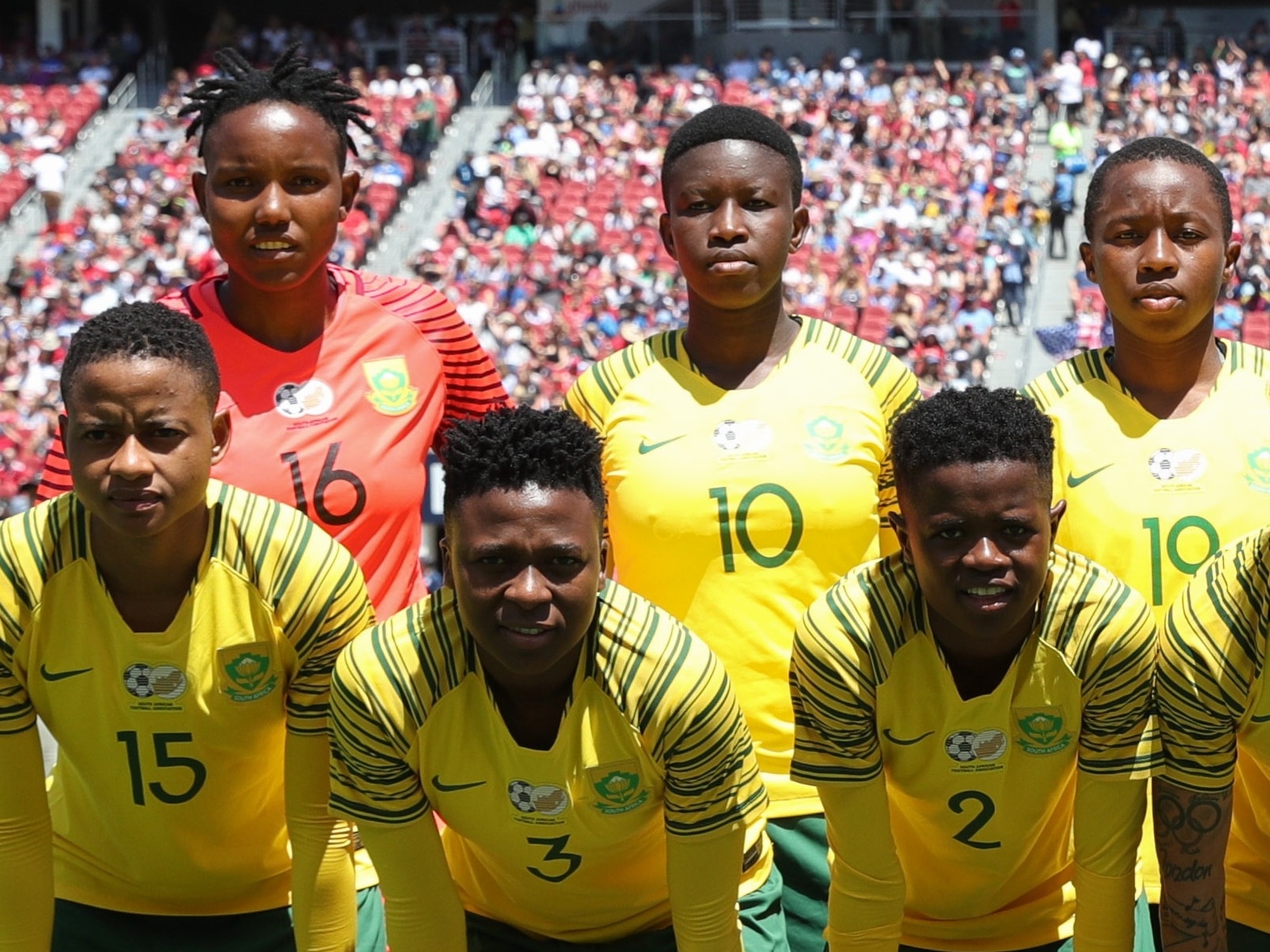 Futebol Feminino: África do Sul faz história e está nos oitavos