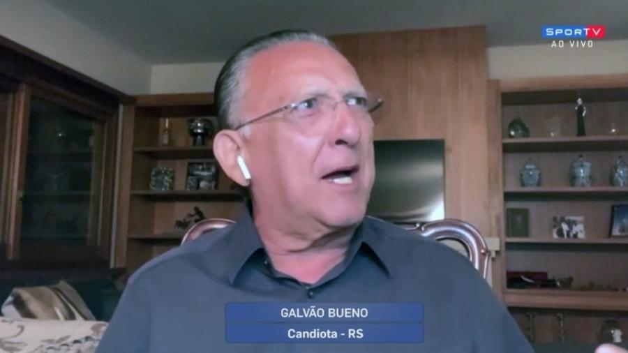 Galvão Bueno diz que Brasileirão tem "mesmo roteirista" de 2009 - Reprodução/SporTV