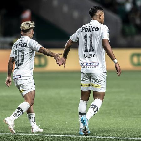 Ângelo e Soteldo, do Santos - Ivan Storti/Santos FC