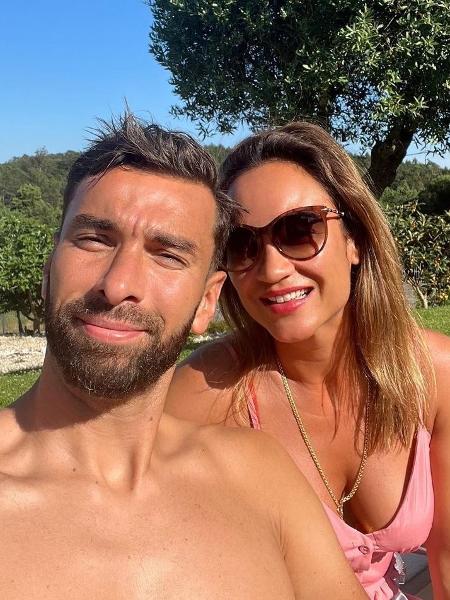 Rui Patrício, goleiro da seleção portuguesa, com sua mulher Vera Ribeiro - Reprodução/Instagram