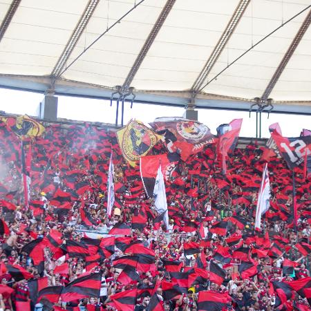 Torcida do Flamengo durante a final da Copa do Brasil contra o São Paulo