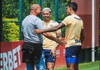 Aloísio Chulapa visita CT do São Paulo antes de decisão na Libertadores - Erico Leonan / saopaulofc.net