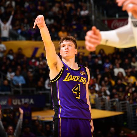 Dalton Knecht, novato do Los Angeles Lakers que vem tendo bom início de temporada