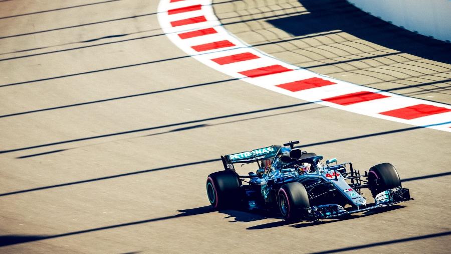 Mercedes de Lewis Hamilton no GP de Sochi - Divulgação/Mercedes