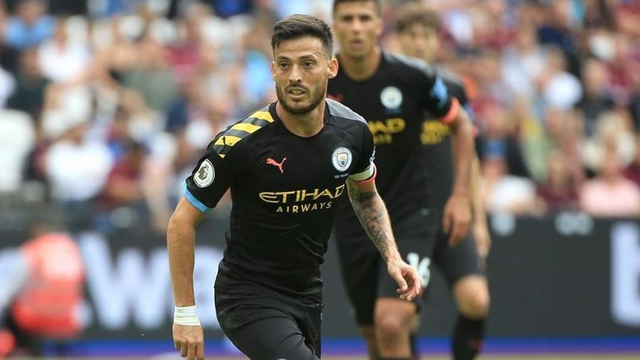 David Silva em ação pelo Manchester City - Reprodução/Instagram