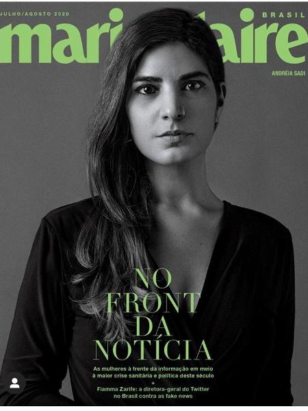 Andréia Sadi é um dos destaques da revista Marie Claire - Reprodução/Marie Claire