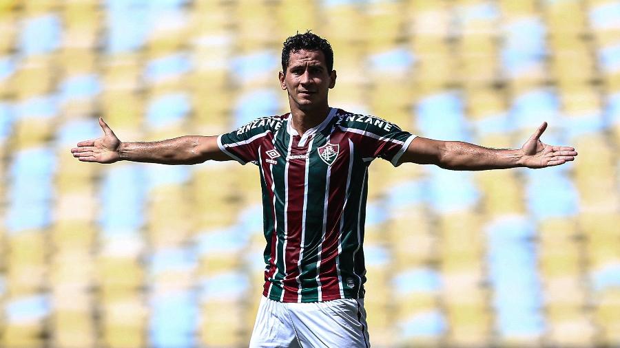 O meia Paulo Henrique Ganso durante partida do Fluminense contra o Madureira - Lucas Merçon