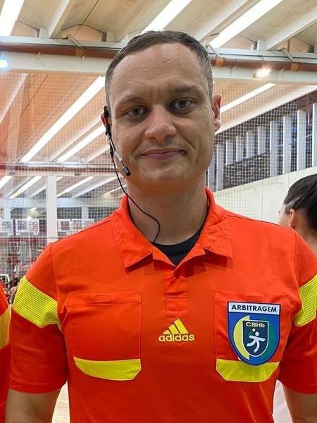 Zaine Roberto, árbitro de handebol - Divulgação/CBHb