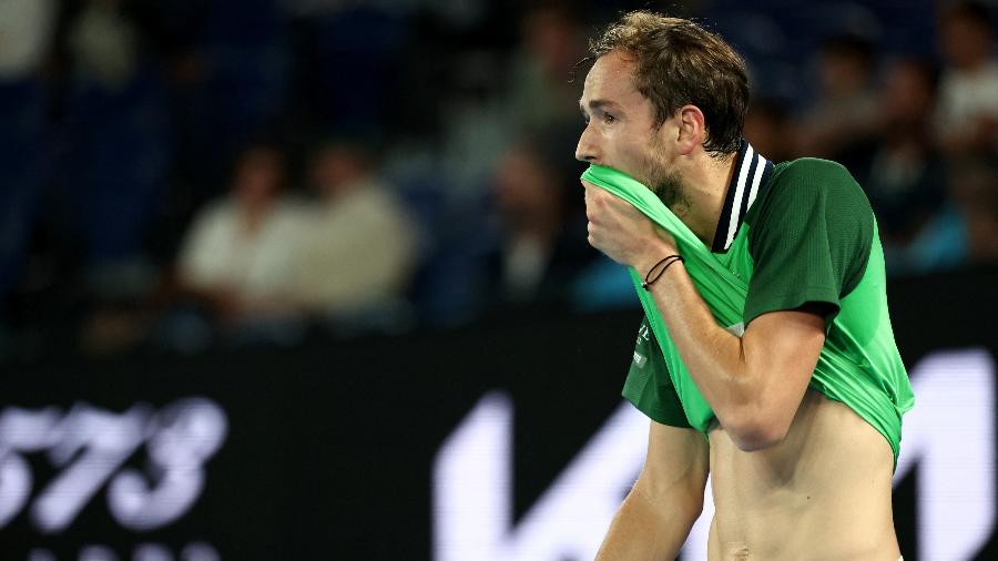 Daniil Medvedev na segunda rodada do Australian Open de 2024