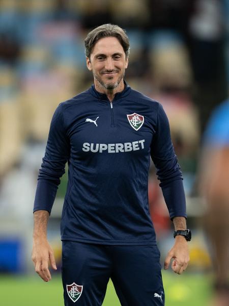 Luis Zubeldía, técnico do Fluminense, antes de jogo contra o Operário-PR, na Copa do Brasil Luis Zubeldía, técnico do Fluminense, antes de jogo contra o Operário-PR, na Copa do Brasil