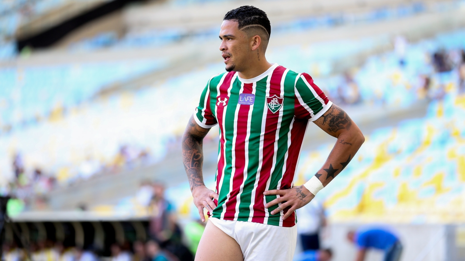 Jogador do Fluminense, Luciano enfrenta o Botafogo