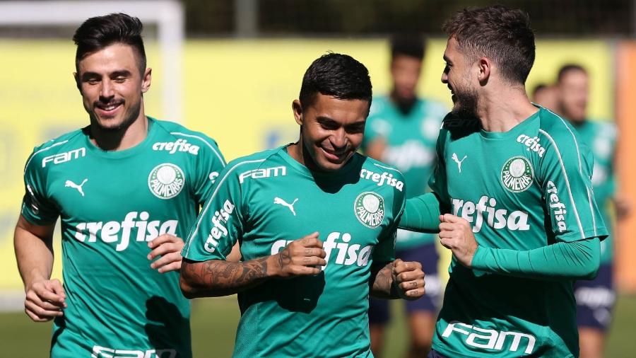 Palmeiras enfrenta o São Paulo amanhã, no Morumbi, pelo Brasileirão - Cesar Greco/Ag. Palmeiras/Divulgação