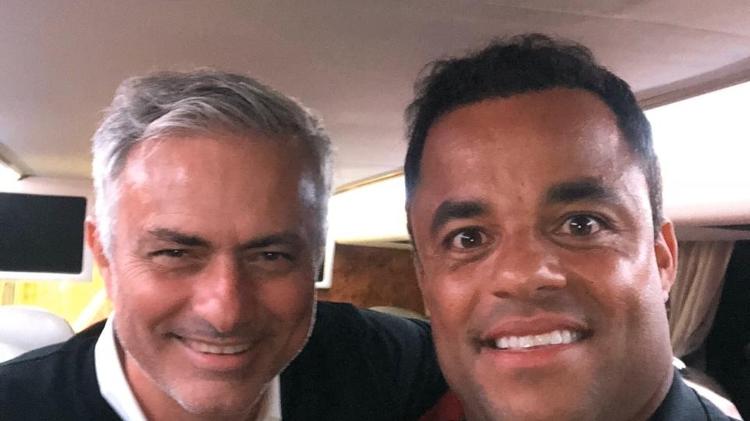 José Mourinho foi treinador de Mancini, mas ele prefere Vanderlei Luxemburgo - Reprodução/Instagram - Reprodução/Instagram