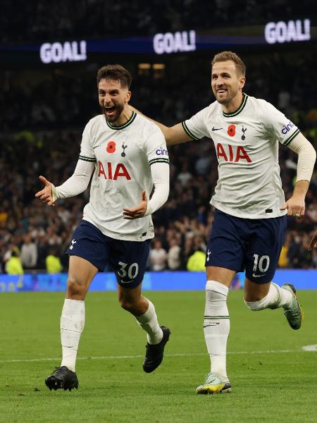 Uruguaio Bentancur foi o herói da vitória emocionante do Tottenham sobre o Leeds - Paul Harding/Getty Images