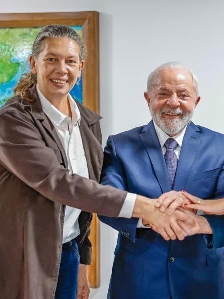 Ana Moser, Lula e Leila Barros - Ricardo Stuckert/Presidência da República