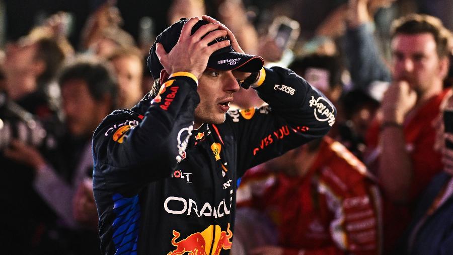 Max Verstappen após vitória no Grande Prêmio do Bahrein de Fórmula 1