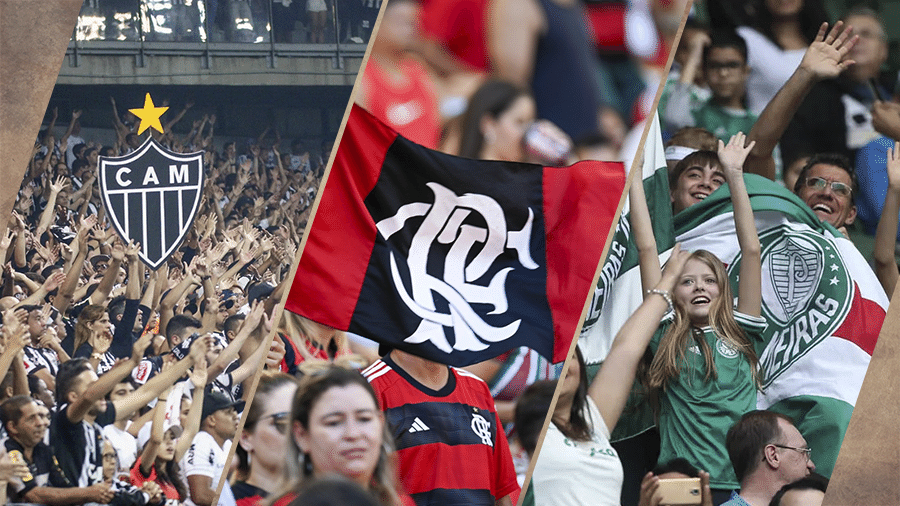 Torcidas do Atlético-MG, Flamengo e Palmeiras