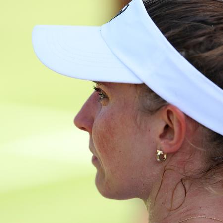 Beatriz Haddad Maia na primeira rodada de Wimbledon em 2025 - Clive Brunskill/Getty Images