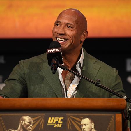 Dwayne "The Rock" Johnson em apresentação do UFC 244 - Josh Hedges/Zuffa LLC via Getty Images