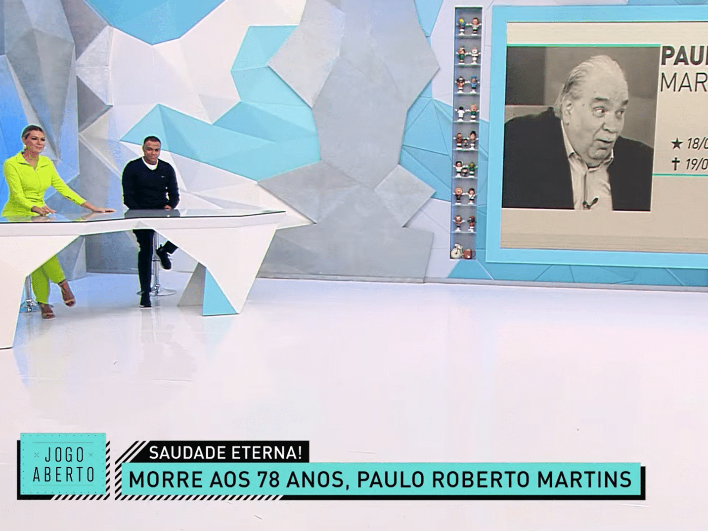 Renata Fan lamenta morte de Paulo Roberto Martins durante Jogo Aberto