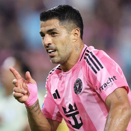 Suárez anotou o segundo do Inter Miami contra o Palmeiras pelo Mundial - Megan Briggs/Getty Images/AFP