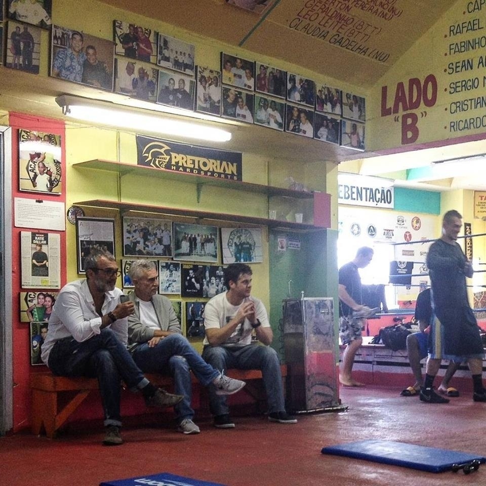 A academia de boxe é o cenário número 1 para narrar a trajetória do Galo de Ouro - Arquivo Pessoal