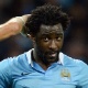 Wilfried Bony em ação pelo Manchester City na partida contra a Juventus, na Liga dos Campeões - Oli Scarff/AFP Photo 