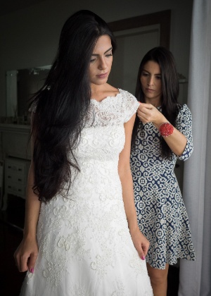 Larissa Saad faz a última prova do vestido de noiva - Marco Costa Photo - Marco Costa Photo