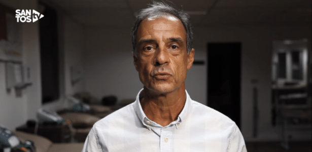 Jorge Merouço chefiava o departamento médico santista desde janeiro deste ano - Reprodução/SantosTV