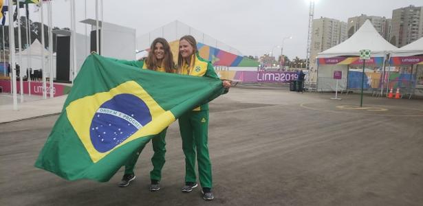 No Peru | Martine e Kahena serão as portas-bandeiras do Brasil na cerimônia do Pan