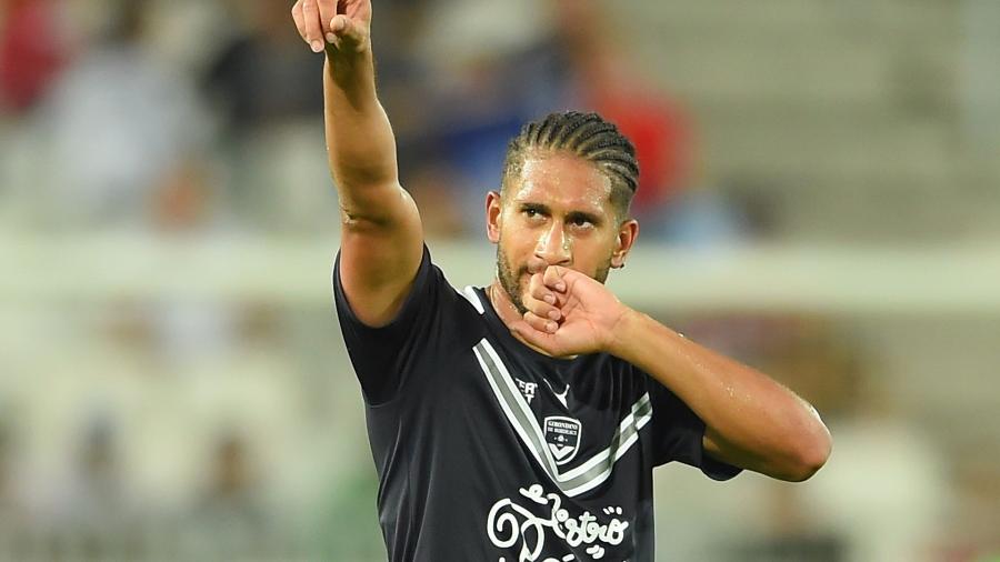 Pablo, zagueiro do Bordeaux, comemora gol no Campeonato Francês - Getty Images