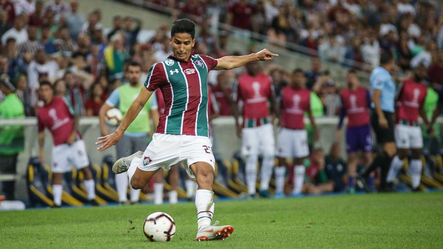Igor Julião tem sido o novo titular da lateral direita do Flu, após saída de Gilberto - Lucas Merçon/Fluminense FC