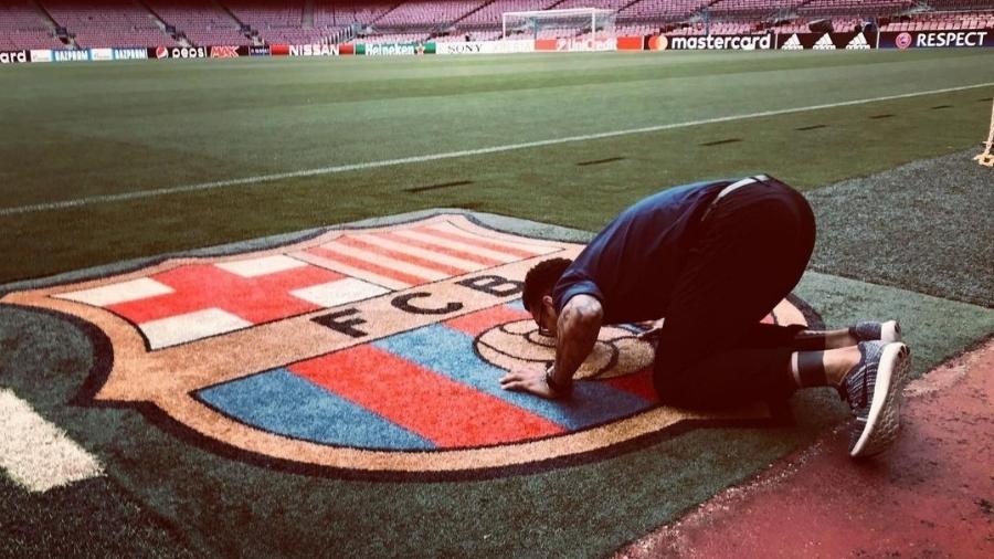 Dani Alves celebra retorno ao Barcelona e se declara ao clube - Reprodução/Instagram