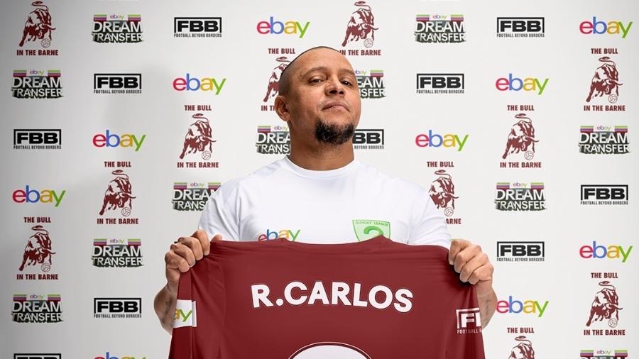 Roberto Carlos teve o passe comprado em uma rifa do eBay - Divulgação/Bull In The Barne United