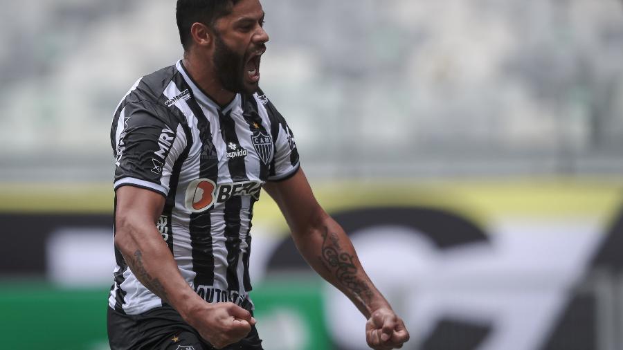 Hulk marcou gols nas últimas nove partidas que disputou pelo Atlético-MG - Pedro Souza/Atlético-MG