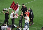 Sem Gabigol, jogadores do Fla fazem volta olímpica com torcida no Maracanã - Foto: Luiza Sá/UOL