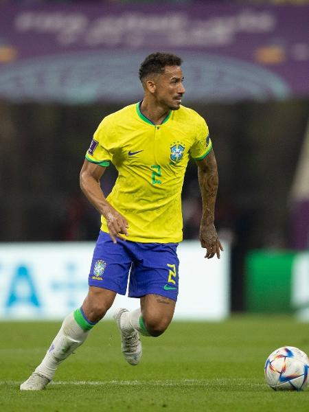 Danilo durante Brasil x Sérvia - Lucas Figueiredo/CBF