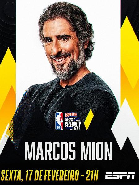 Marcos Mion está escalado para o jogo das celebridades da NBA - Reprodução/Instagram