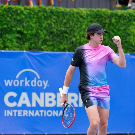 João Fonseca no Challenger 125 de Camberra de 2025